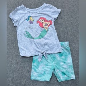 Giro Disney Ariel shirt set size 5/6